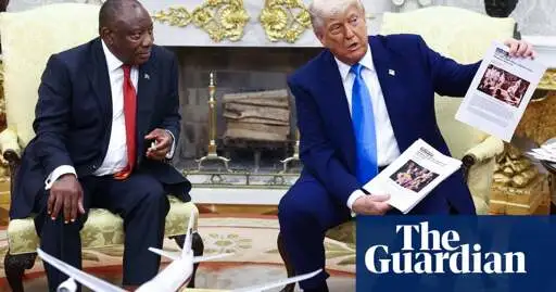 Trump’s evidence of South Africa ‘white genocide’ contains images from Democratic Republic of Congo